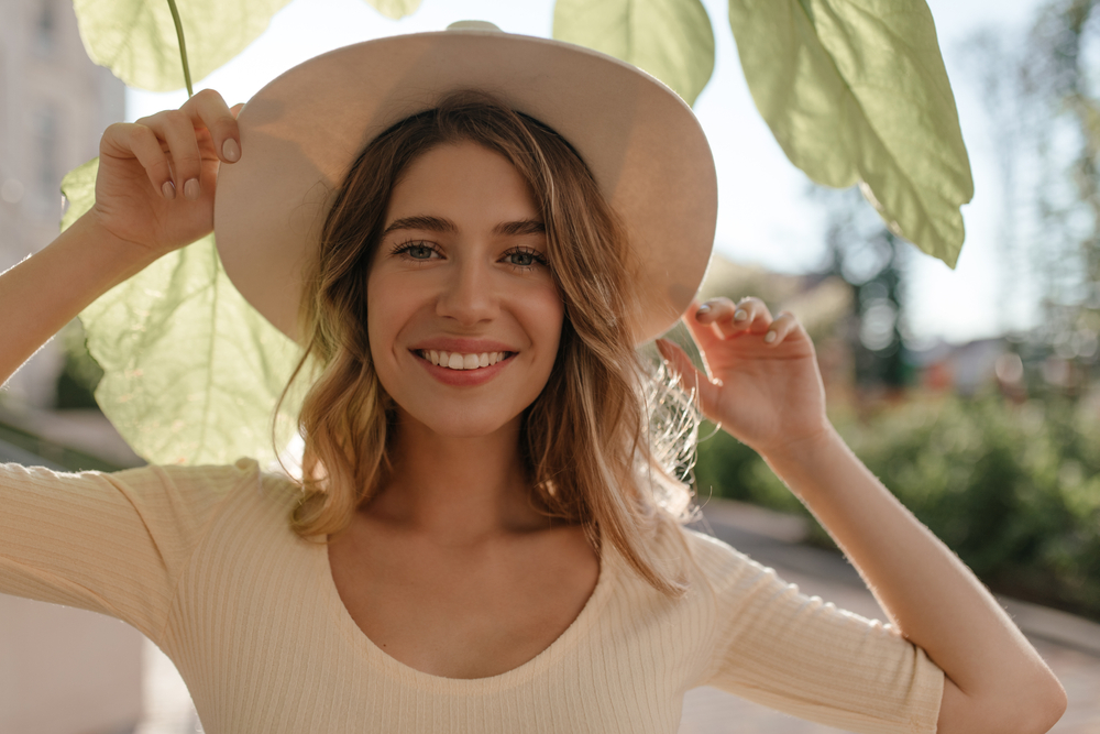 Woman enjoying healthy looking skin after Morpheus8 in Oklahoma City, OK Woman enjoying healthy looking skin after Morpheus8 in Oklahoma City, OK